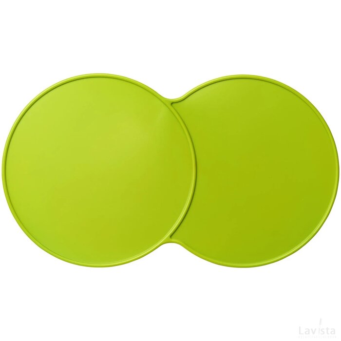 Bit on the side kunststof onderzetter Lime