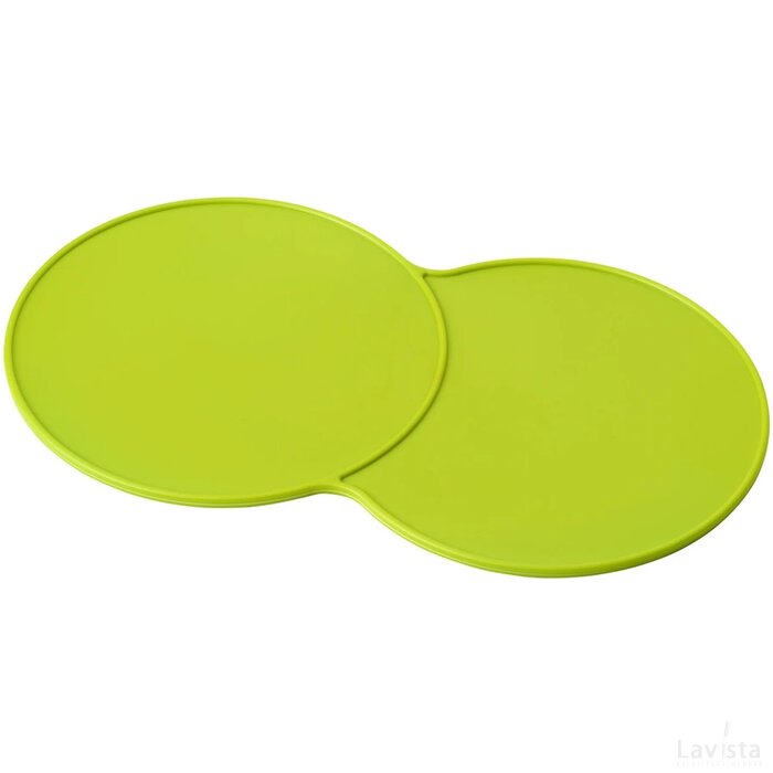 Bit on the side kunststof onderzetter Lime