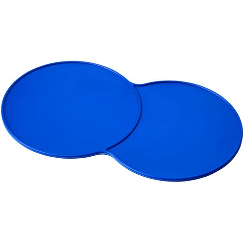 Bit on the side kunststof onderzetter blauw Blauw