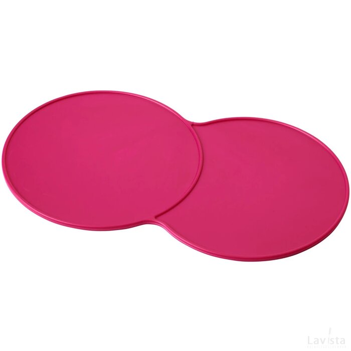 Bit on the side kunststof onderzetter Roze Magenta