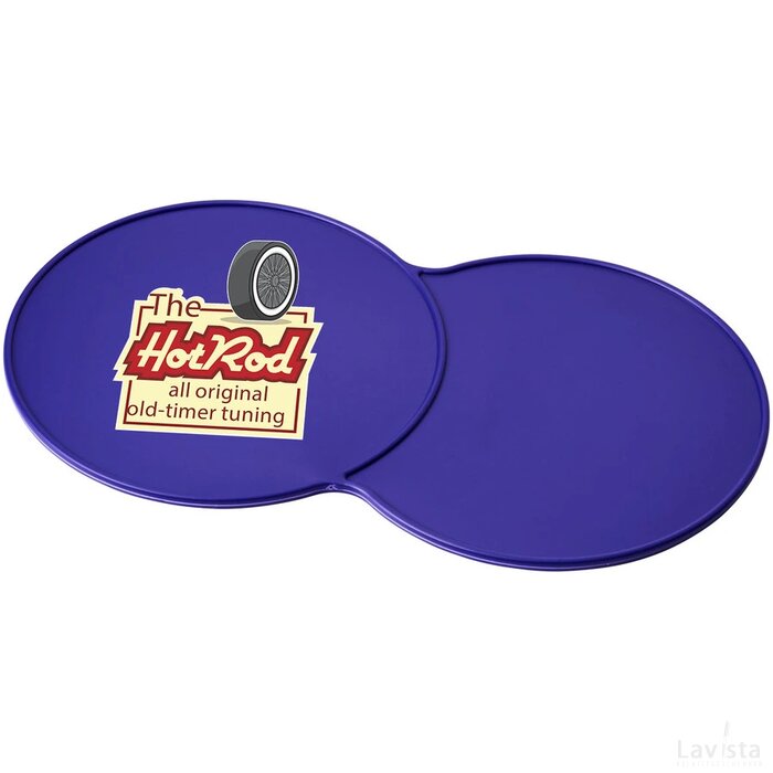 Bit on the side kunststof onderzetter Paars