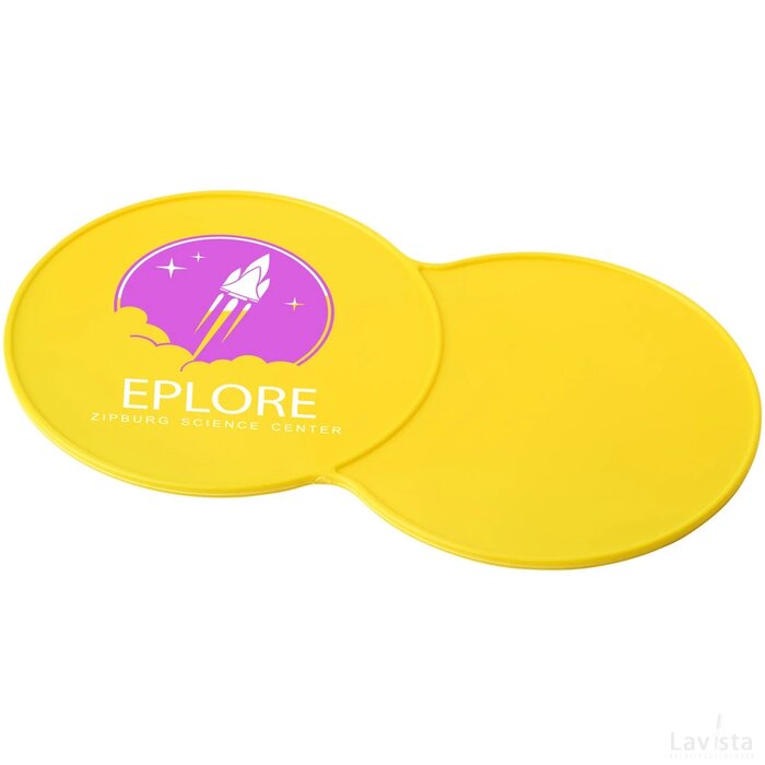 Bit on the side kunststof onderzetter geel Geel