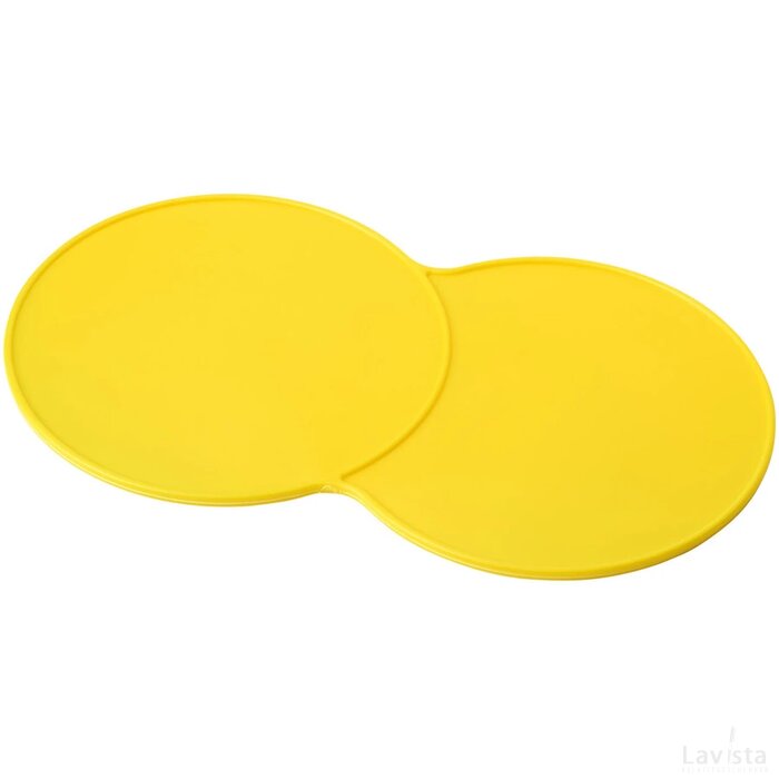 Bit on the side kunststof onderzetter geel Geel