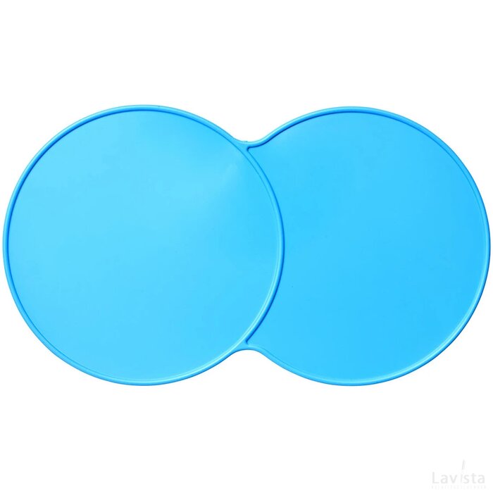Bit on the side kunststof onderzetter aqua Process Blue Process blauw