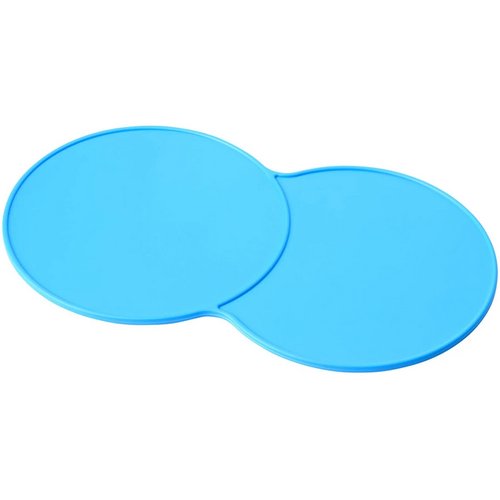 Bit on the side kunststof onderzetter aqua Process Blue Process blauw