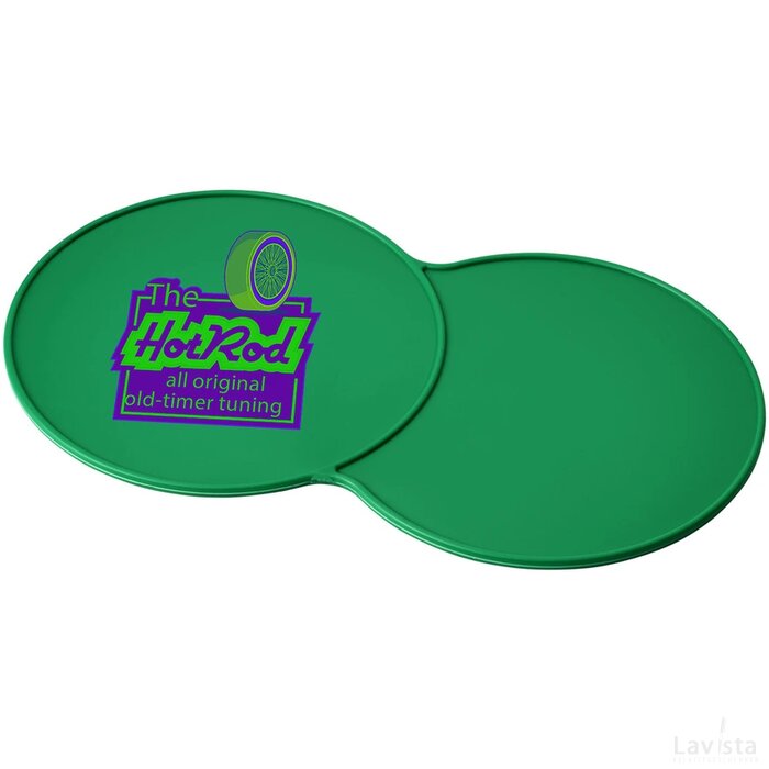 Bit on the side kunststof onderzetter Groen