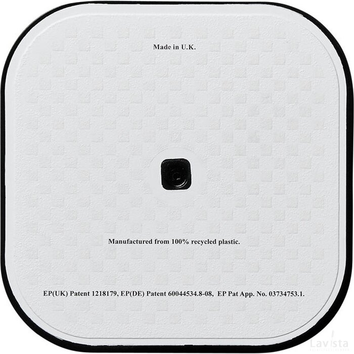 Brite Mat® vierkante onderzetter Zwart