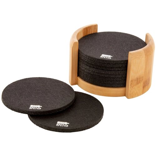 Chiang Rpet Onderzetter Set Zwart