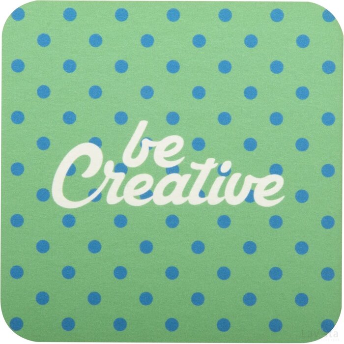 Creapint Custom Made Papieren Onderzetter, Rond Wit