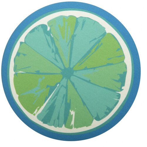 Creapint Custom Made Papieren Onderzetter, Rond Wit