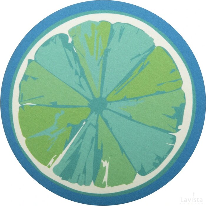 Creapint Custom Made Papieren Onderzetter, Rond Wit