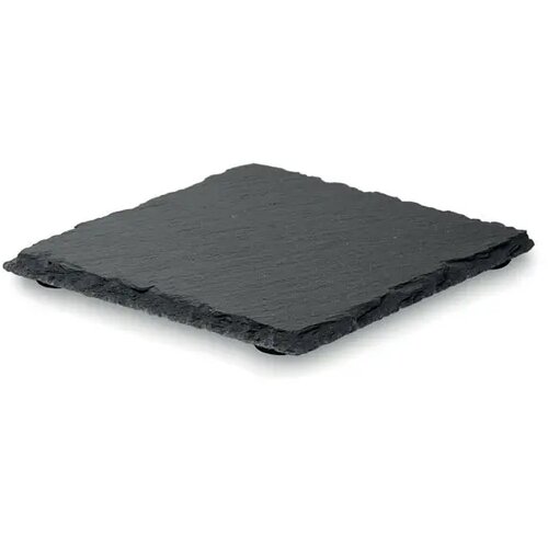 Leistenen onderzetters Slate4 zwart