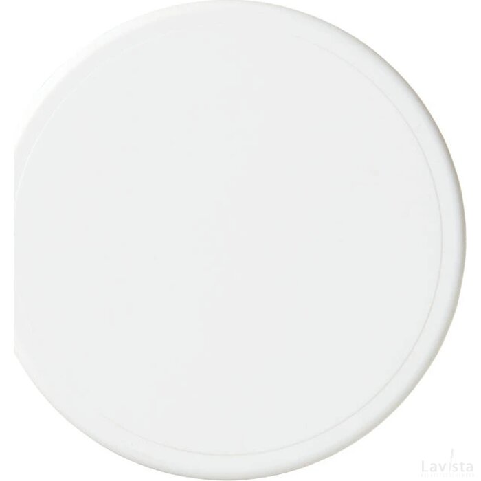 Renzo ronde kunststof onderzetter Wit