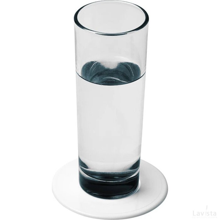 Renzo ronde kunststof onderzetter Wit