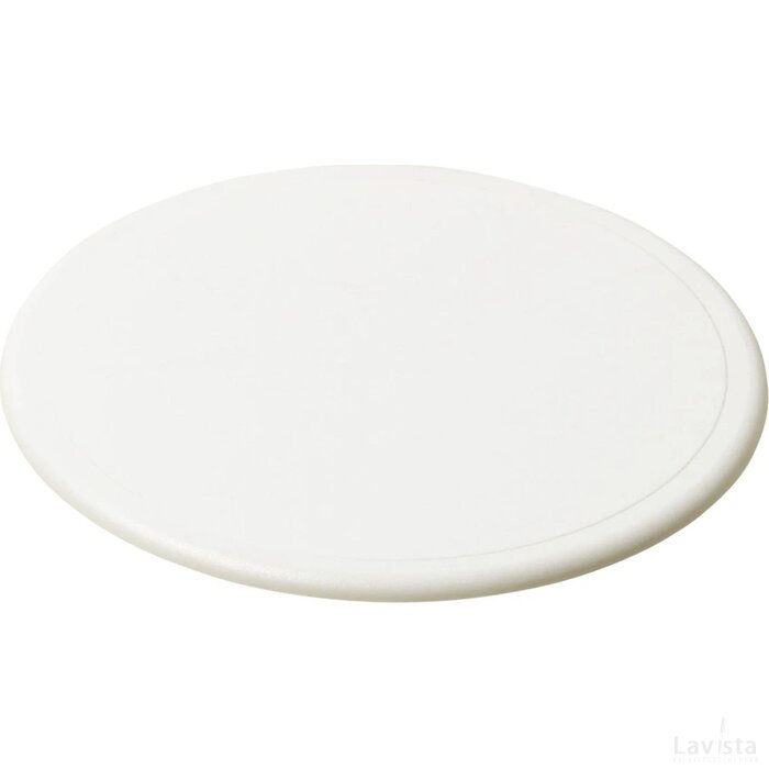 Renzo ronde kunststof onderzetter Wit