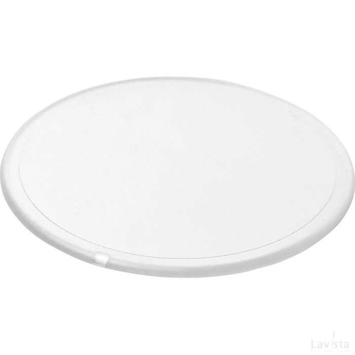 Renzo ronde kunststof onderzetter Transparant