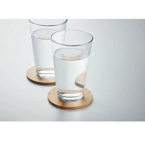 Set van 6 bamboe onderzetters Bayin set hout