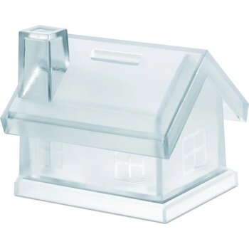 Kunststof spaarpot Mybank transparant Kunststof spaarpot Mybank transparant