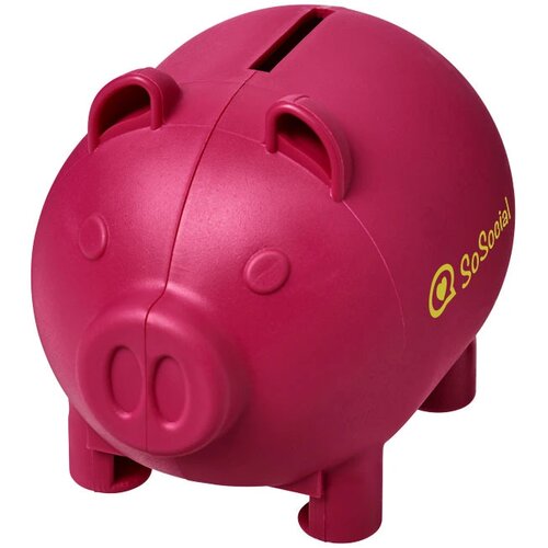 Oink kunststof spaarvarken Roze Magenta