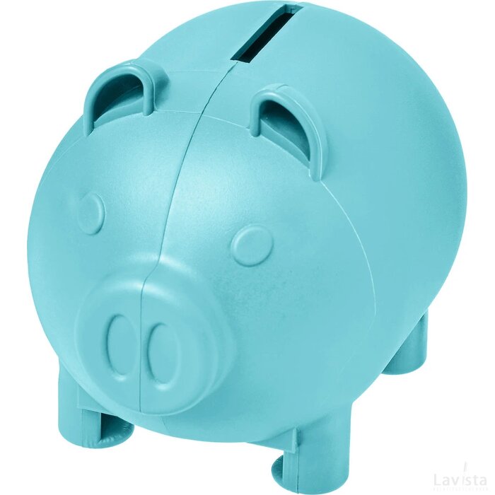 Oink klein spaarvarken Process Blue Process blauw