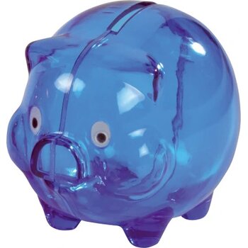 Spaarvarken klein Blauw Spaarvarken klein Blauw