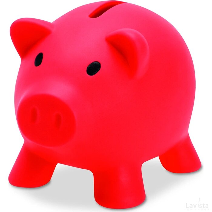 Spaarvarken Softco rood