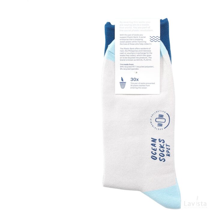 Ocean Socks Rpet Sokken Blauw