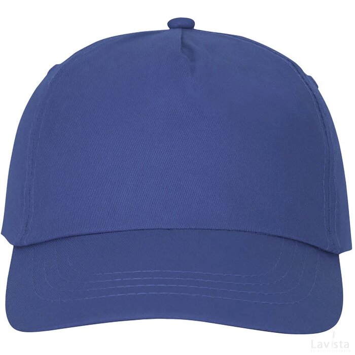 Feniks 5 panel cap blauw Blauw