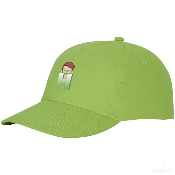 Feniks 5 panel cap appelgroen Appelgroen