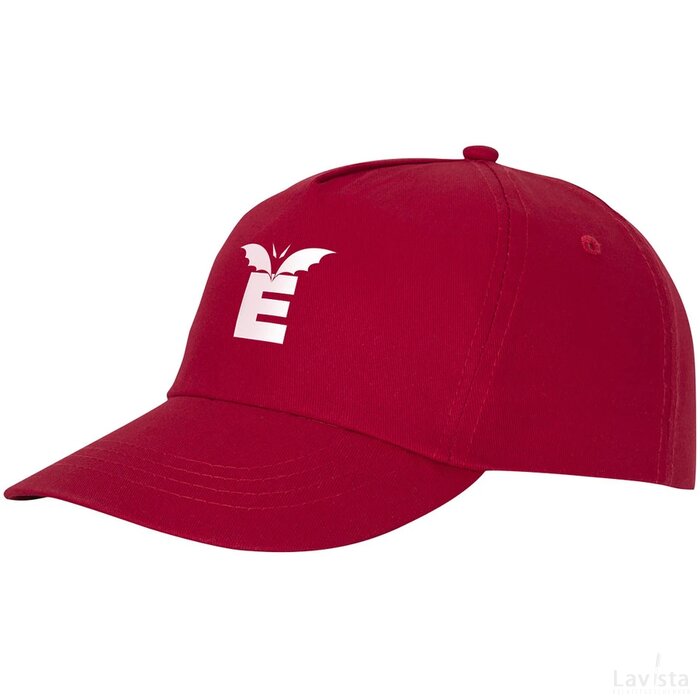 Feniks 5 panel cap Rood