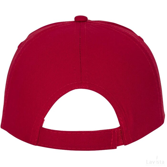 Feniks 5 panel cap Rood
