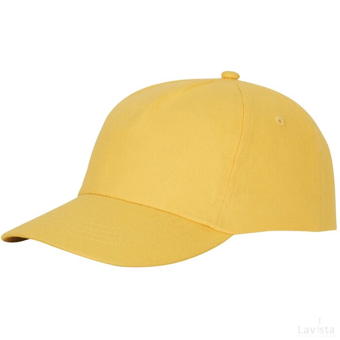 Feniks 5 panel cap geel Geel