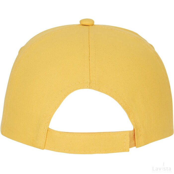 Feniks 5 panel cap geel Geel