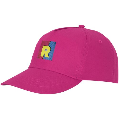 Feniks 5 panel cap Roze Magenta