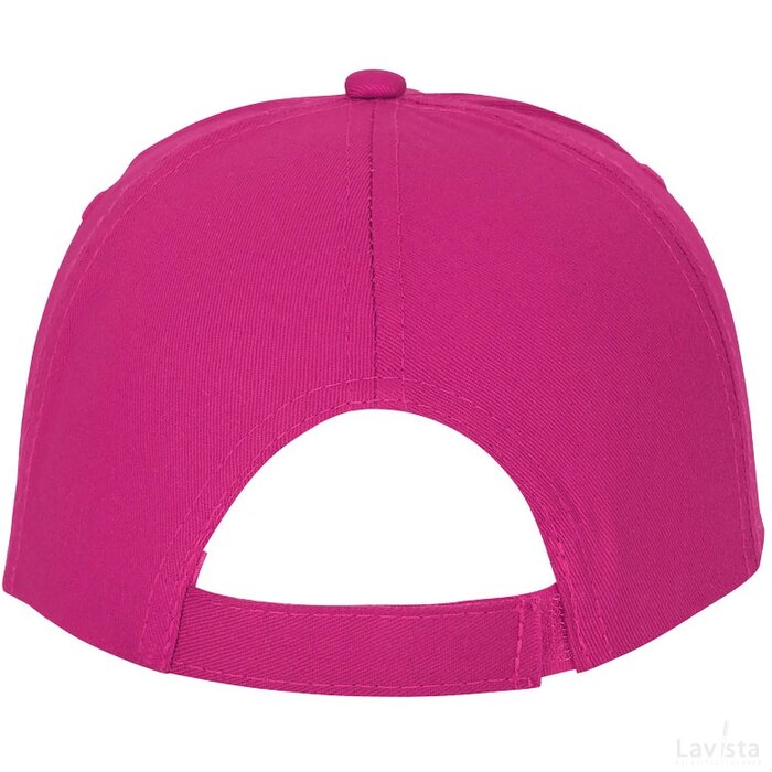 Feniks 5 panel cap Roze Magenta