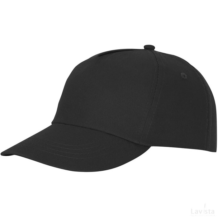 Feniks 5 panel cap Zwart
