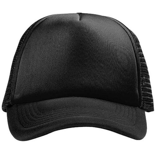 Trucker 5 panel cap Zwart Zwart/Zwart