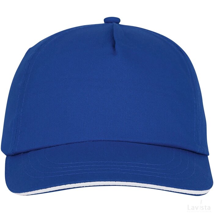 Styx 5 panel sandwich cap blauw Blauw