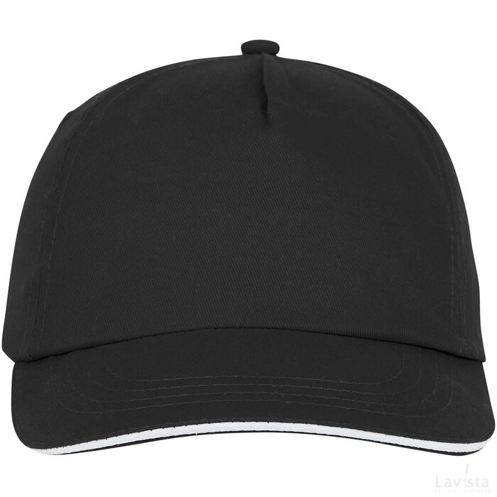 Styx 5 panel sandwich cap Zwart