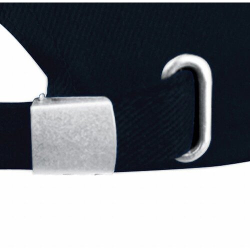 6-panel sandwich katoenen baseballcap Niddatal zwart