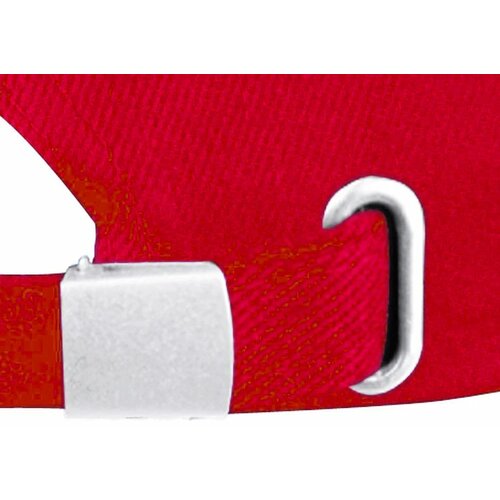 6-panel sandwich katoenen baseballcap Niddatal rood