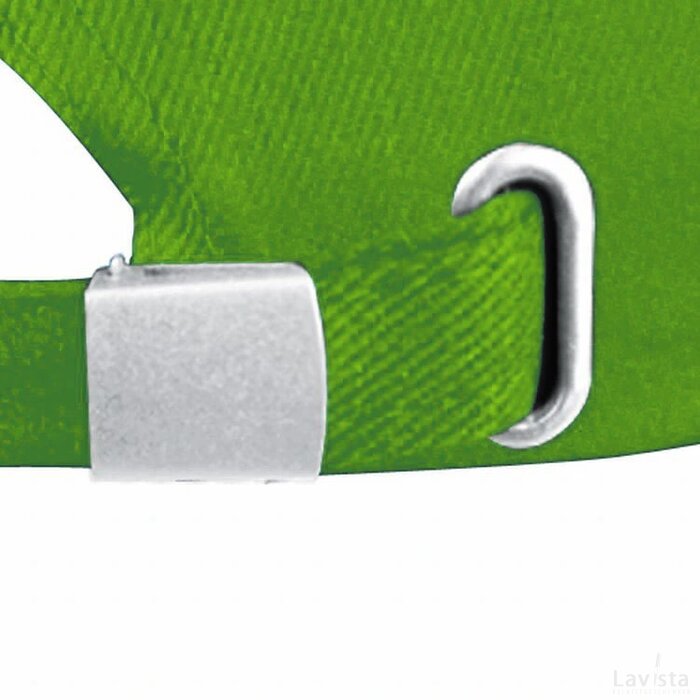 6-panel sandwich katoenen baseballcap Niddatal appelgroen apple green