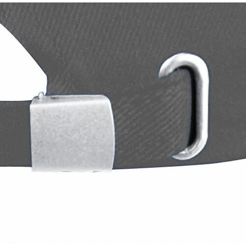 6-panel sandwich katoenen baseballcap Niddatal grijs silvergrey
