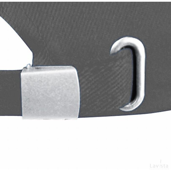 6-panel sandwich katoenen baseballcap Niddatal grijs silvergrey