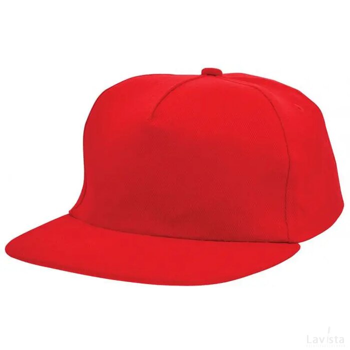 Brushed Honkbal Cap Rood