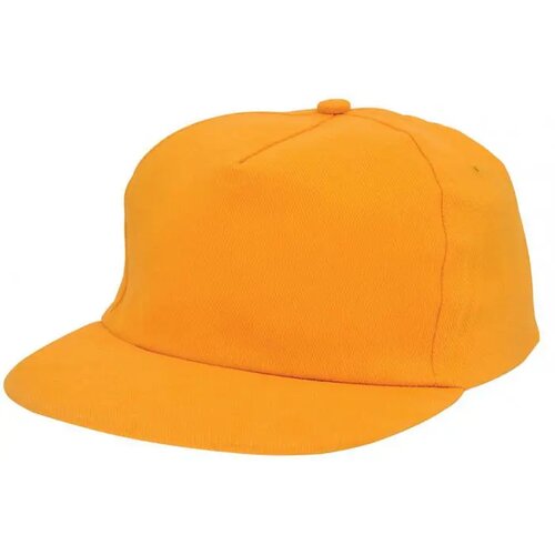 Brushed Honkbal Cap Donkergeel