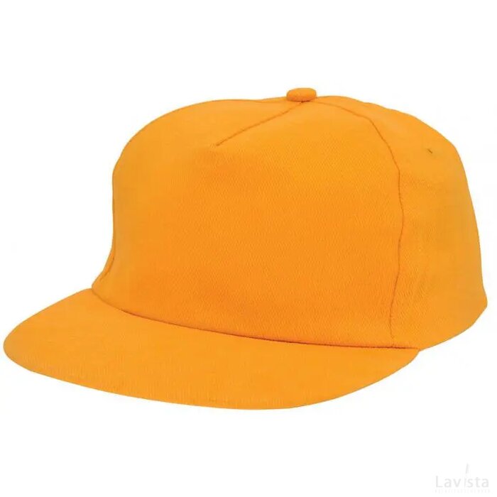 Brushed Honkbal Cap Donkergeel