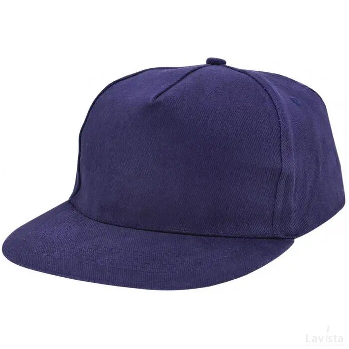 Brushed Honkbal Cap Navy