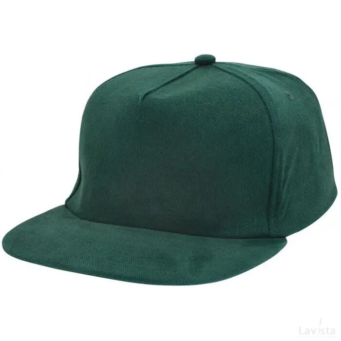 Brushed Honkbal Cap Bottle Green