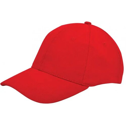 Brushed Twill Cap Rood